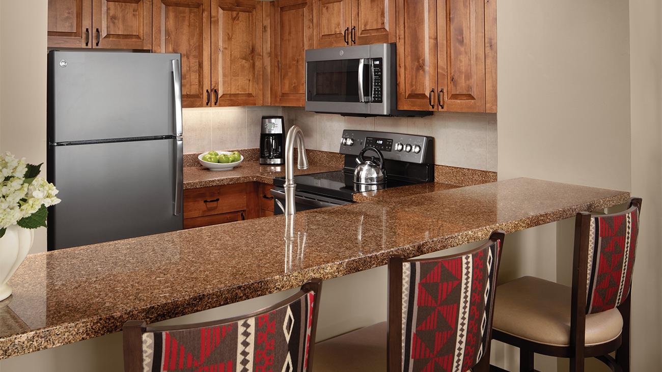 Dapur Vila dengan 2 Kamar Tidur